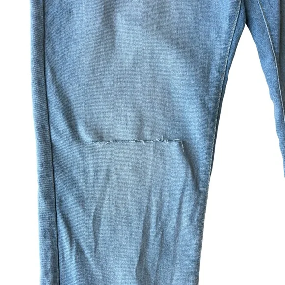 FOREVER 21+ Denim Boyfriend Jean Women’s Size 12 New With Tags Distressed - Picture 6 of 9